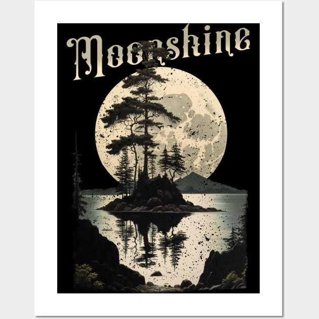 Moonshine - Rough Wall Art by DavidLoblaw